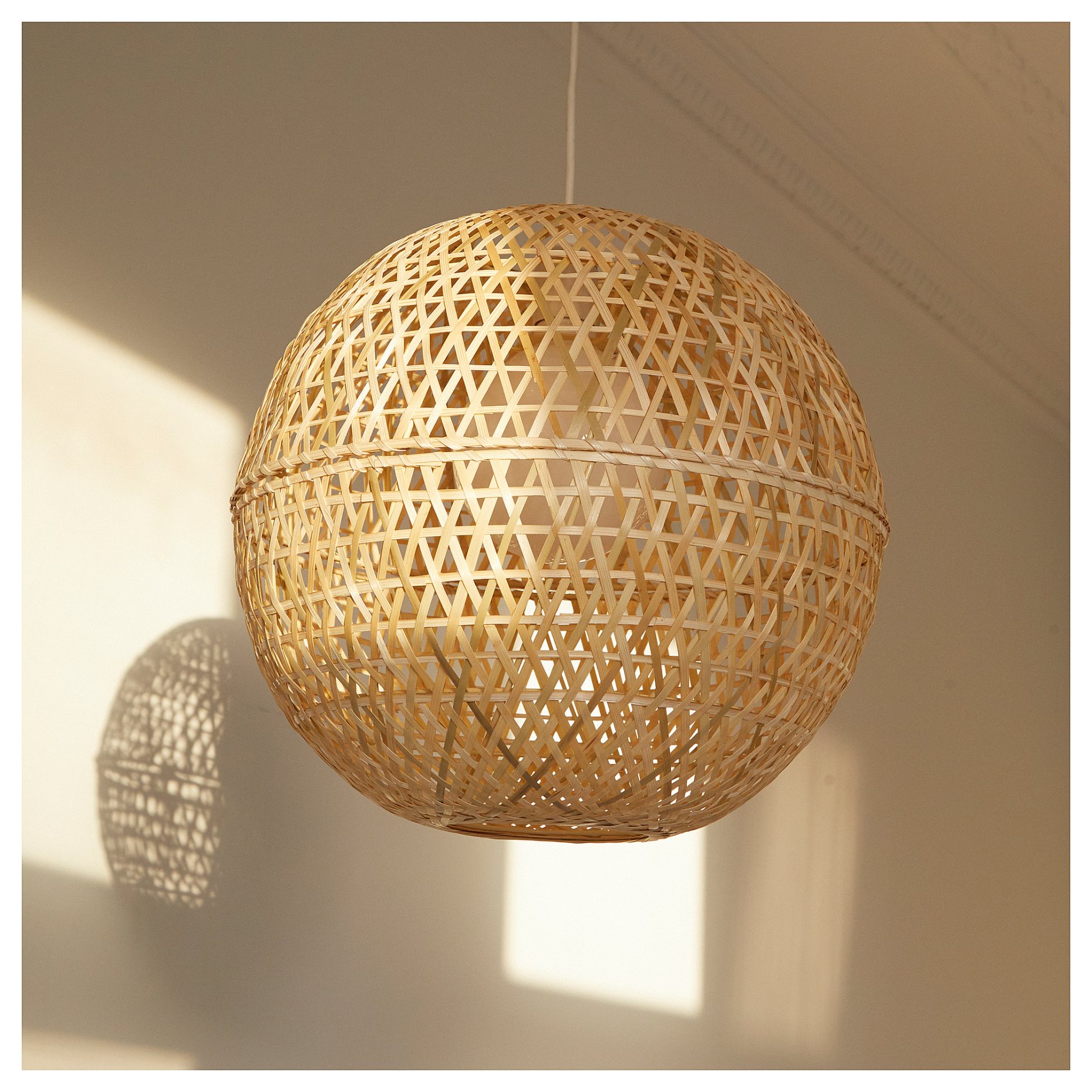 ikea bamboo lampshade