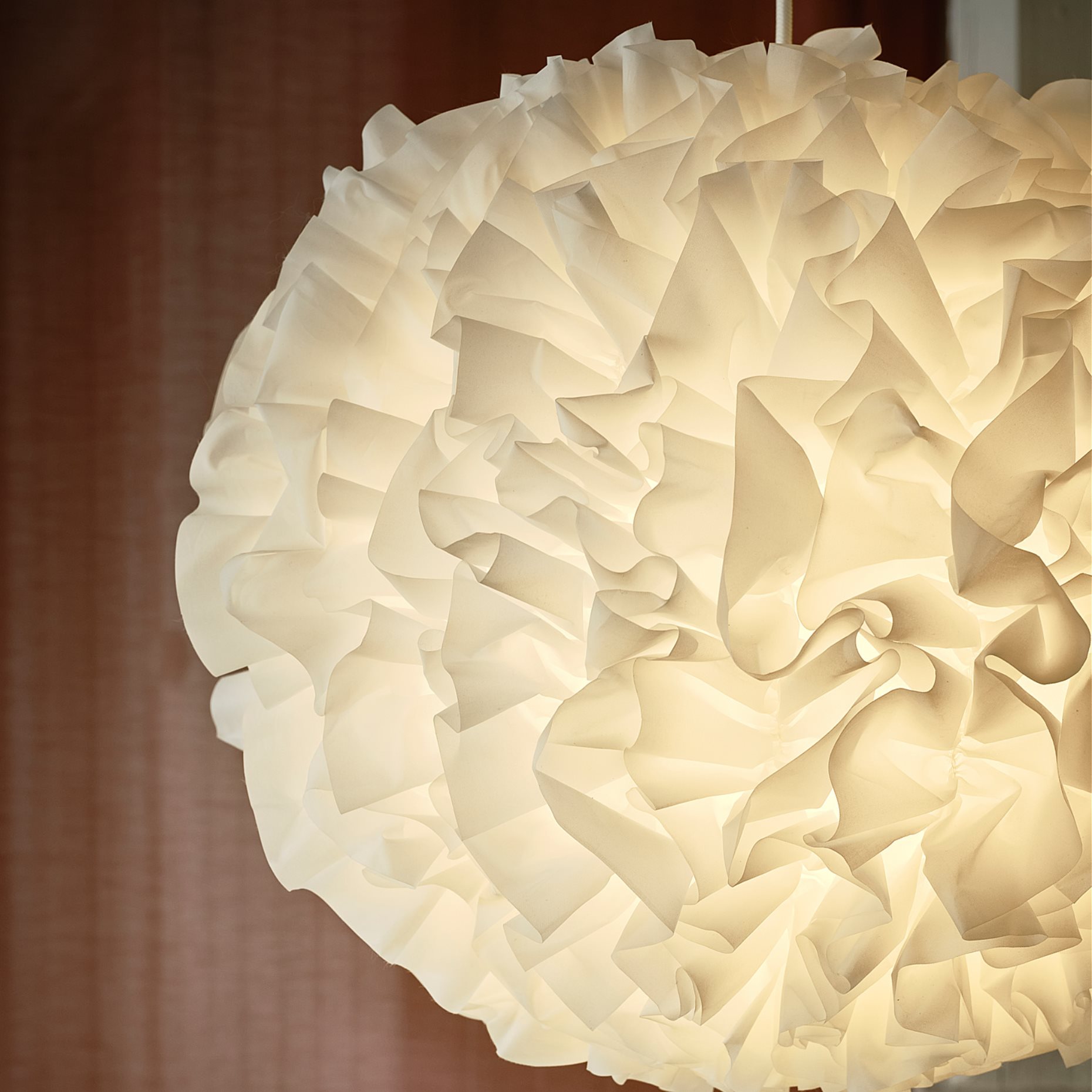 ikea fluffy lamp shade