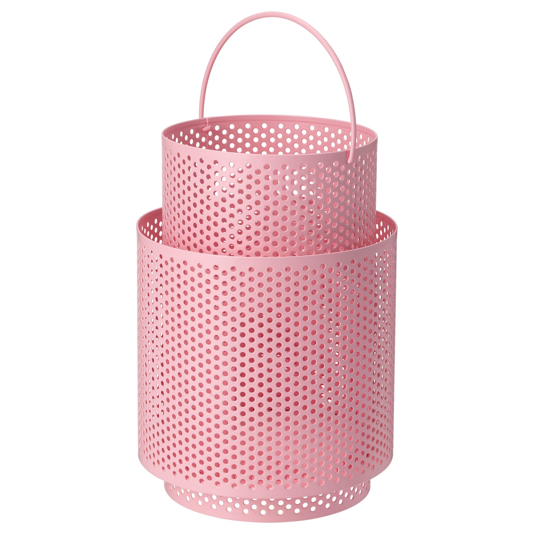 pink ikea lantern