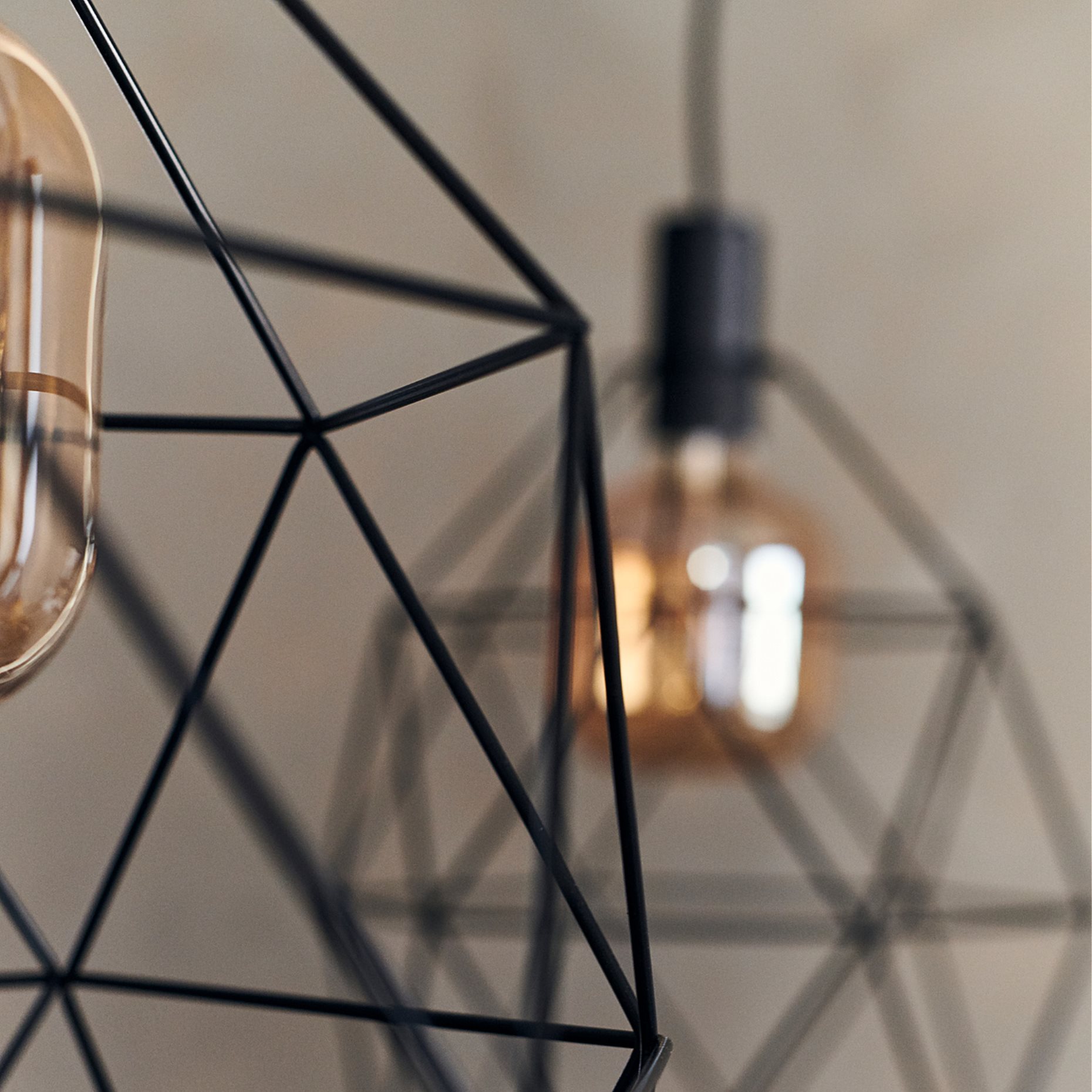 ikea geometric lampshade