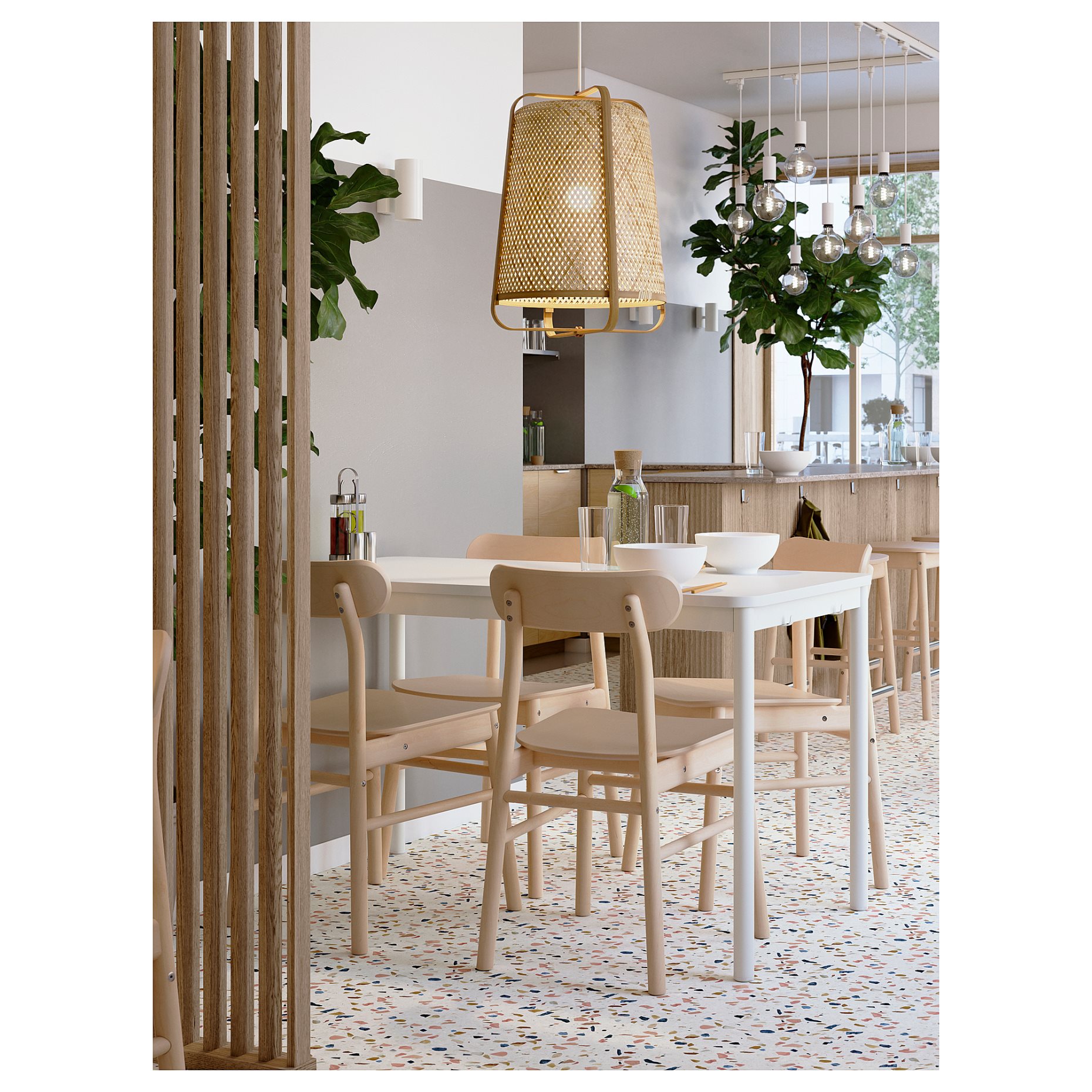 ikea bamboo lampshade