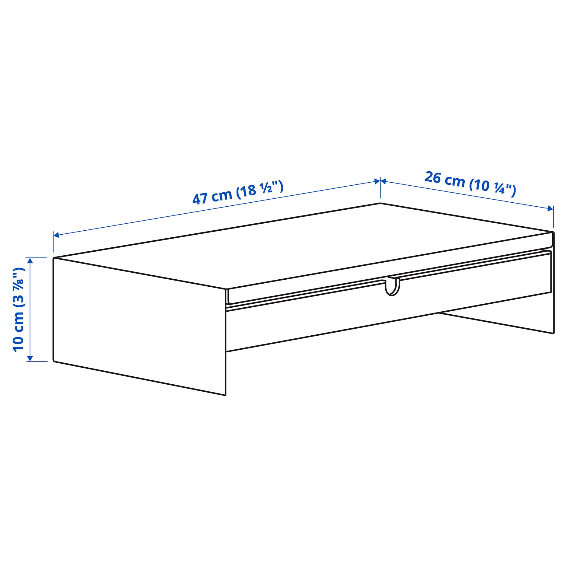 computer riser ikea