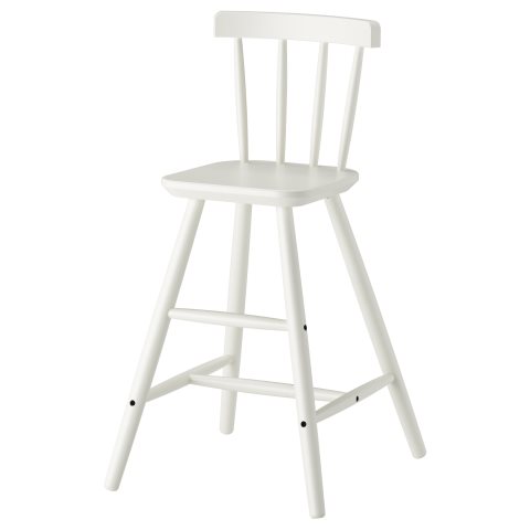 ikea agam junior chair white