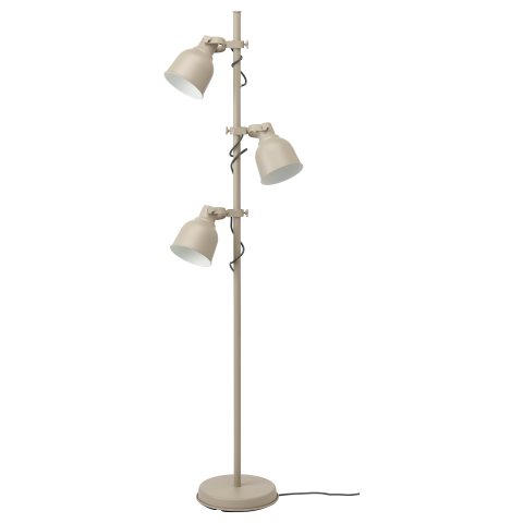 HEKTAR floor lamp with 3-spot, Grey | IKEA Cyprus