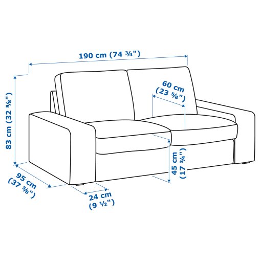 KIVIK 2-seat sofa | IKEA Cyprus