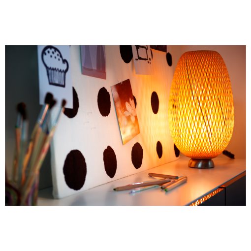 ikea bamboo lampshade