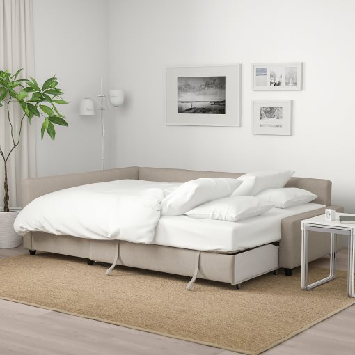 Friheten Corner Sofa Bed With Storage, Sofa Bed With Sprung Mattress Ikea