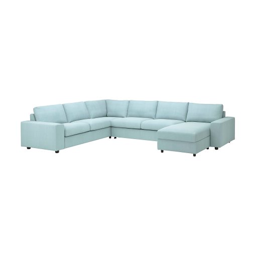 VIMLE corner sofa-bed, 5-seat with chaise longue/with wide armrests | IKEA  Cyprus