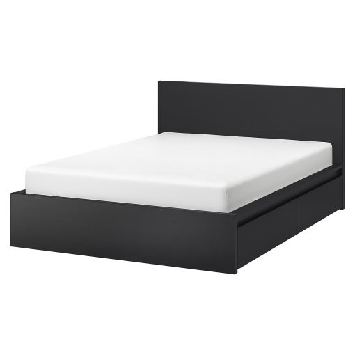 Definitief timer Appal MALM bed frame/high with 2 storage boxes, 160X200 cm | IKEA Cyprus