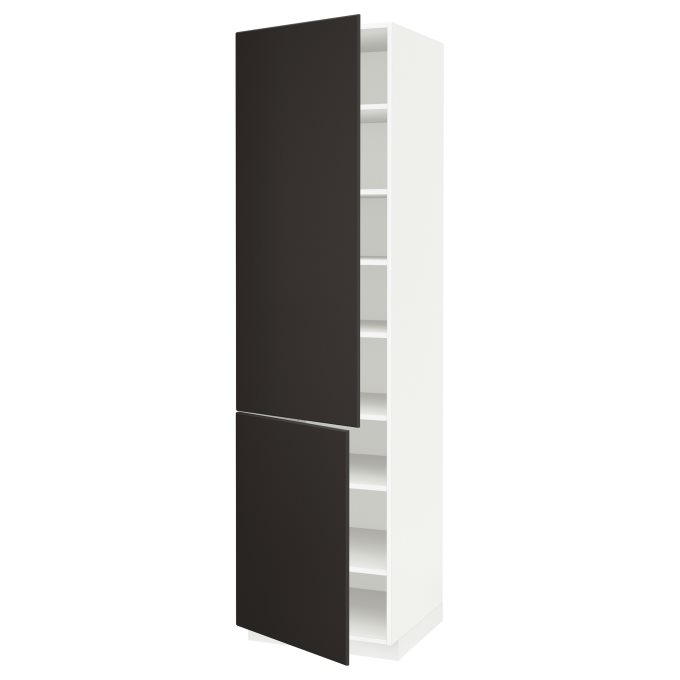METOD high cabinet with shelves/2 doors | IKEA Cyprus