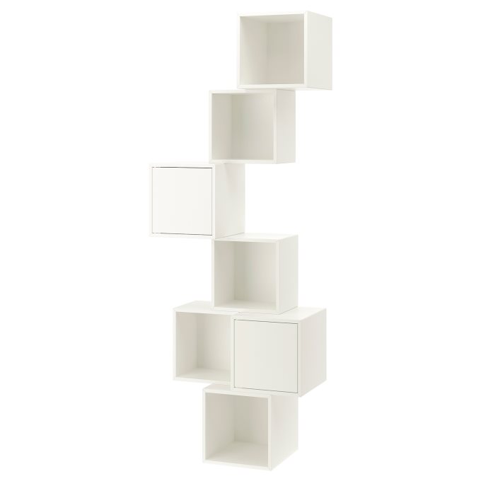 Eket Wall Mounted Cabinet Combination White Ikea Cyprus