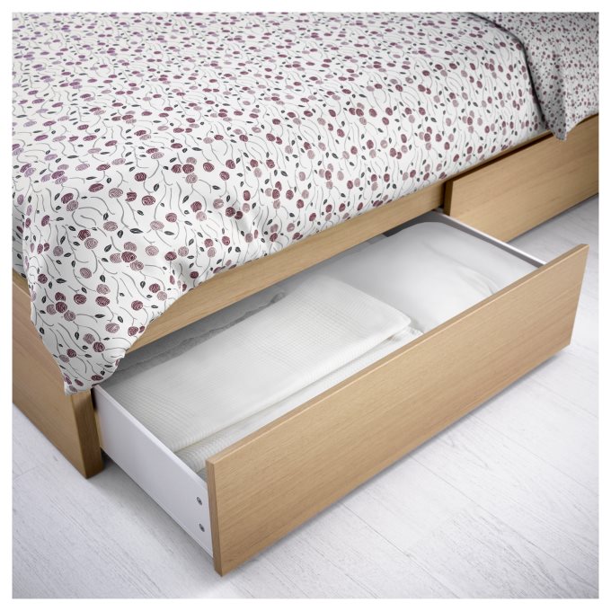 Malm Bed Frame High With 4 Storage, Ikea Malm Bed With Drawers Instructions Pdf