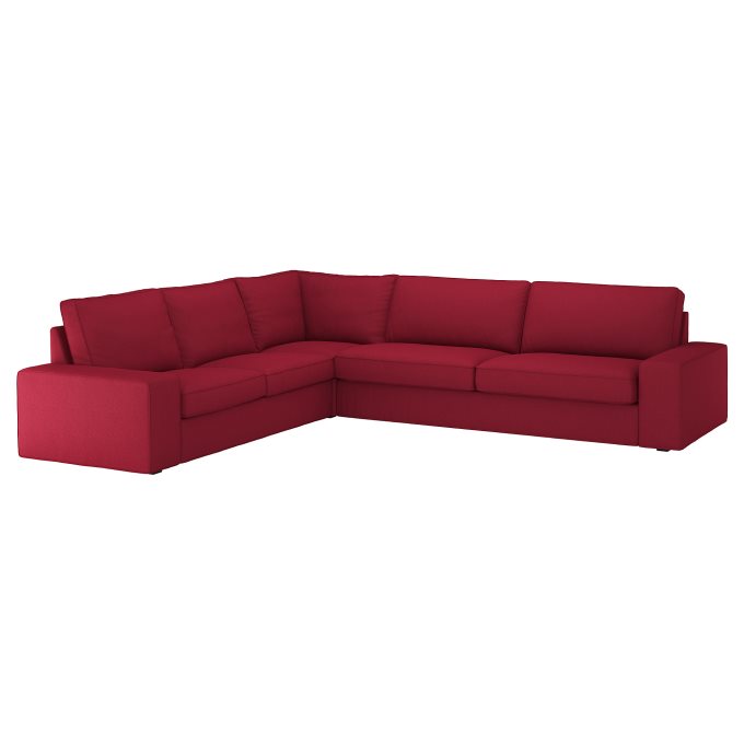 Kivik Corner Sofa 5 Seat Red Ikea Cyprus