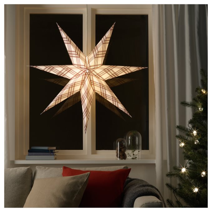 Strala Pendant Lamp Shade Other Colors, Ikea Paper Star Lampshade
