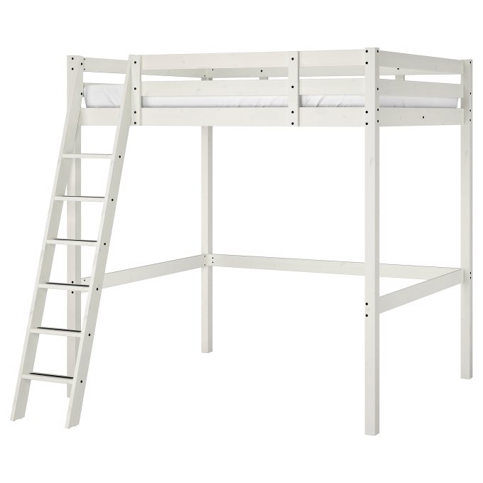 Stora Loft Bed Frame White Ikea Cyprus, Ikea Stora Bed Ideas