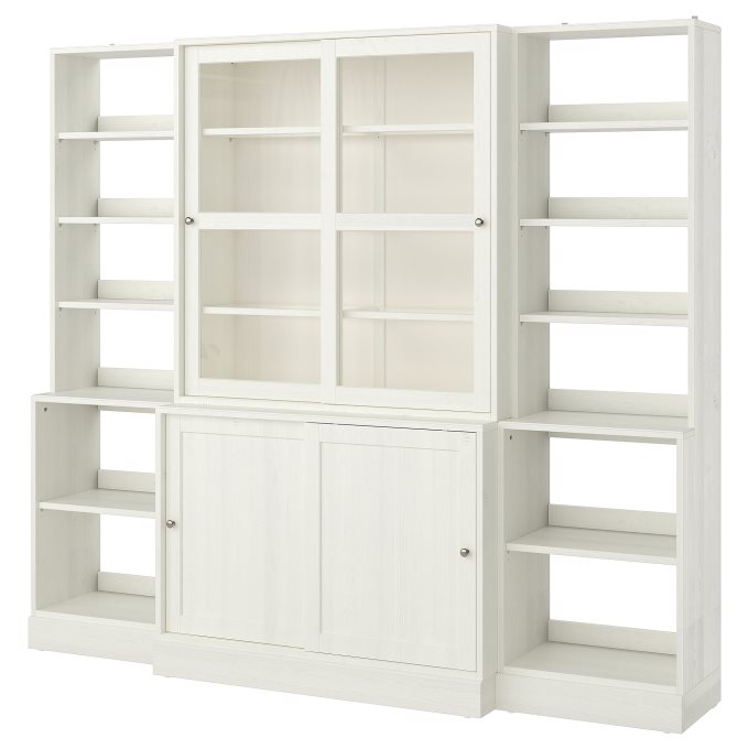 HAVSTA storage combination with sliding glass doors | IKEA Cyprus