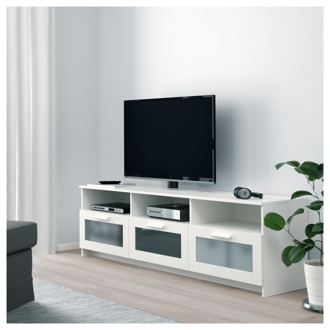 BRIMNES TV bench, White | IKEA Cyprus