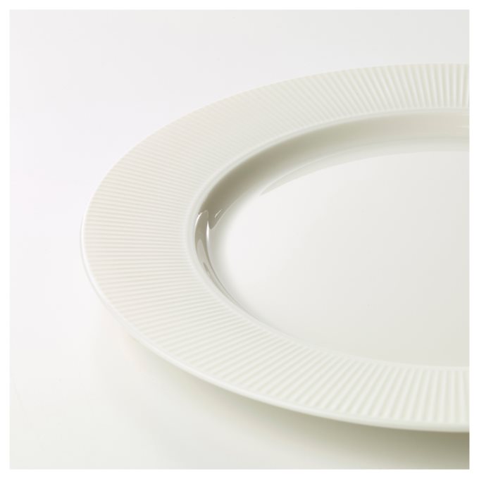 IKEA 103.193.85 Sanning Plate White 