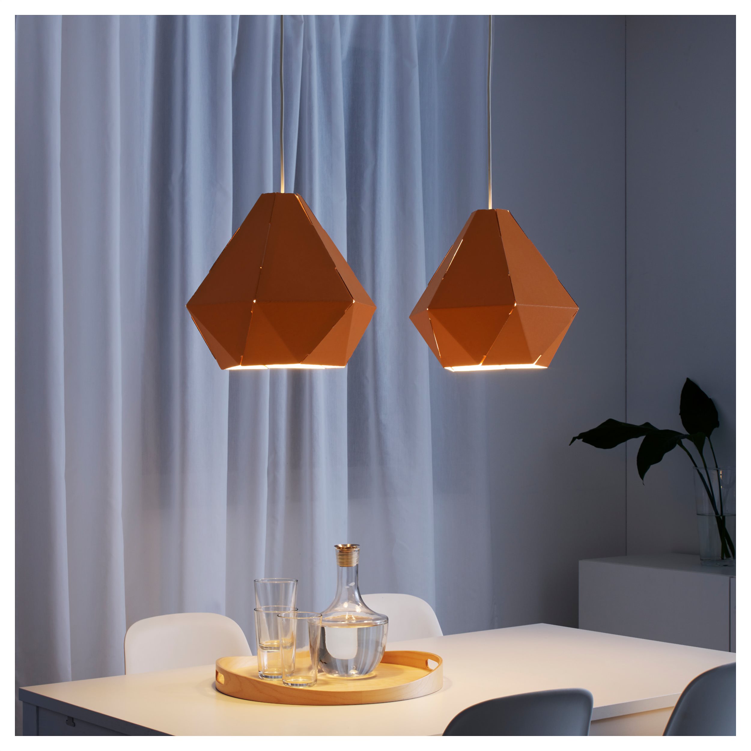 JOXTORP pendant lamp shade, Orange IKEA Cyprus