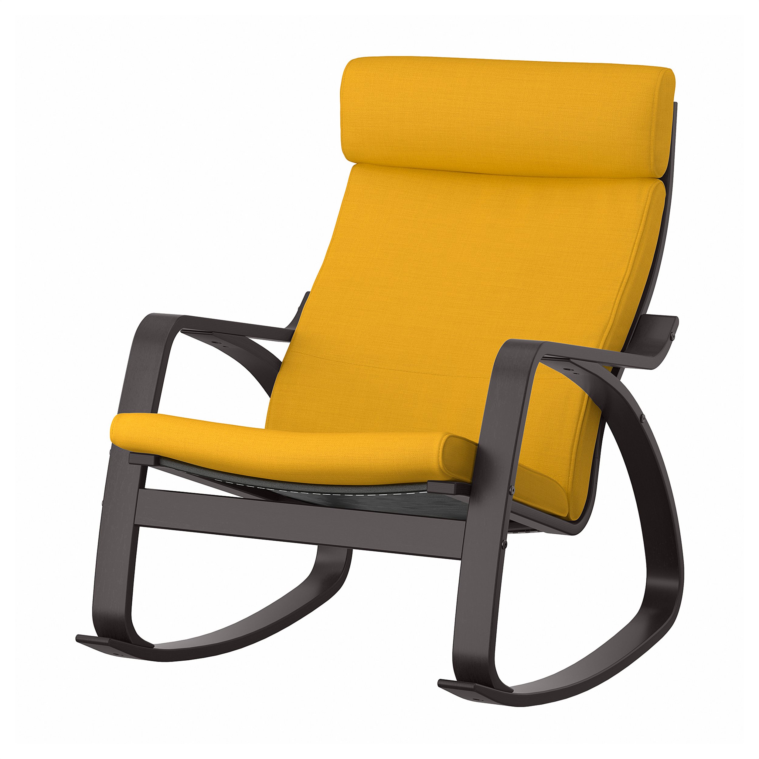 POANG rocking-chair, Yellow | IKEA Cyprus